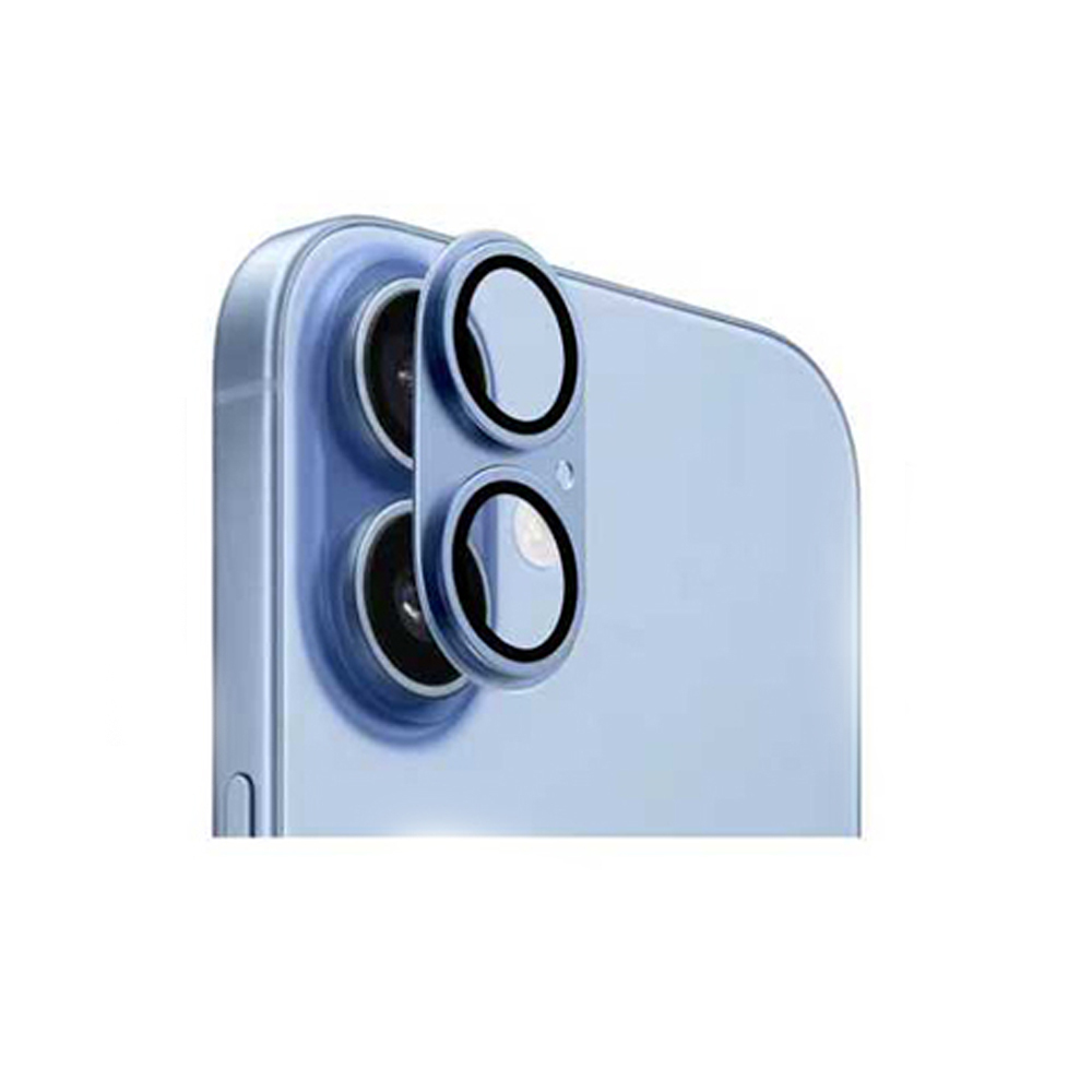 iPhone Uyumlu 17 Zore CL-20 Kamera Lens Koruyucu-Mavi