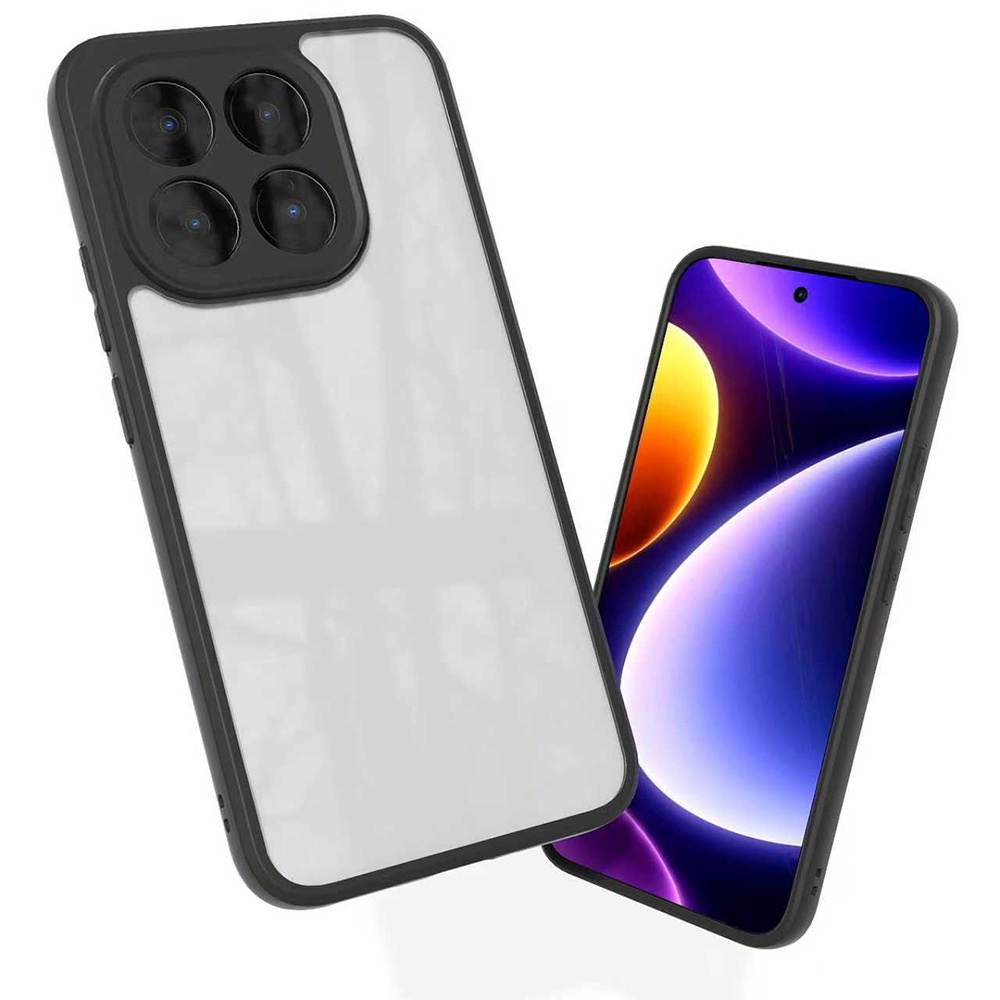 Xiaomi Uyumlu  15T Kılıf Kamera Korumalı Şeffaf Arka Yüzey Zore New Roll Kapak