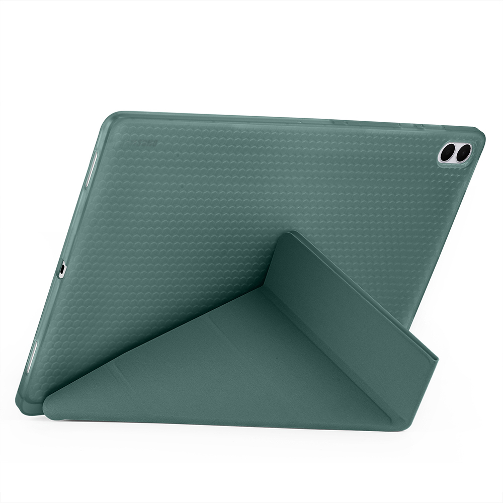 Galaxy Uyumlu Tab S11 Ultra Kılıf Zore Tri Folding Kalem Bölmeli Standlı Kılıf