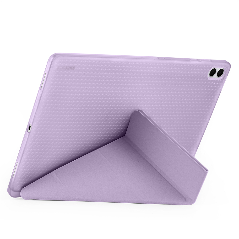 Galaxy Uyumlu Tab S11 Ultra Kılıf Zore Tri Folding Kalem Bölmeli Standlı Kılıf