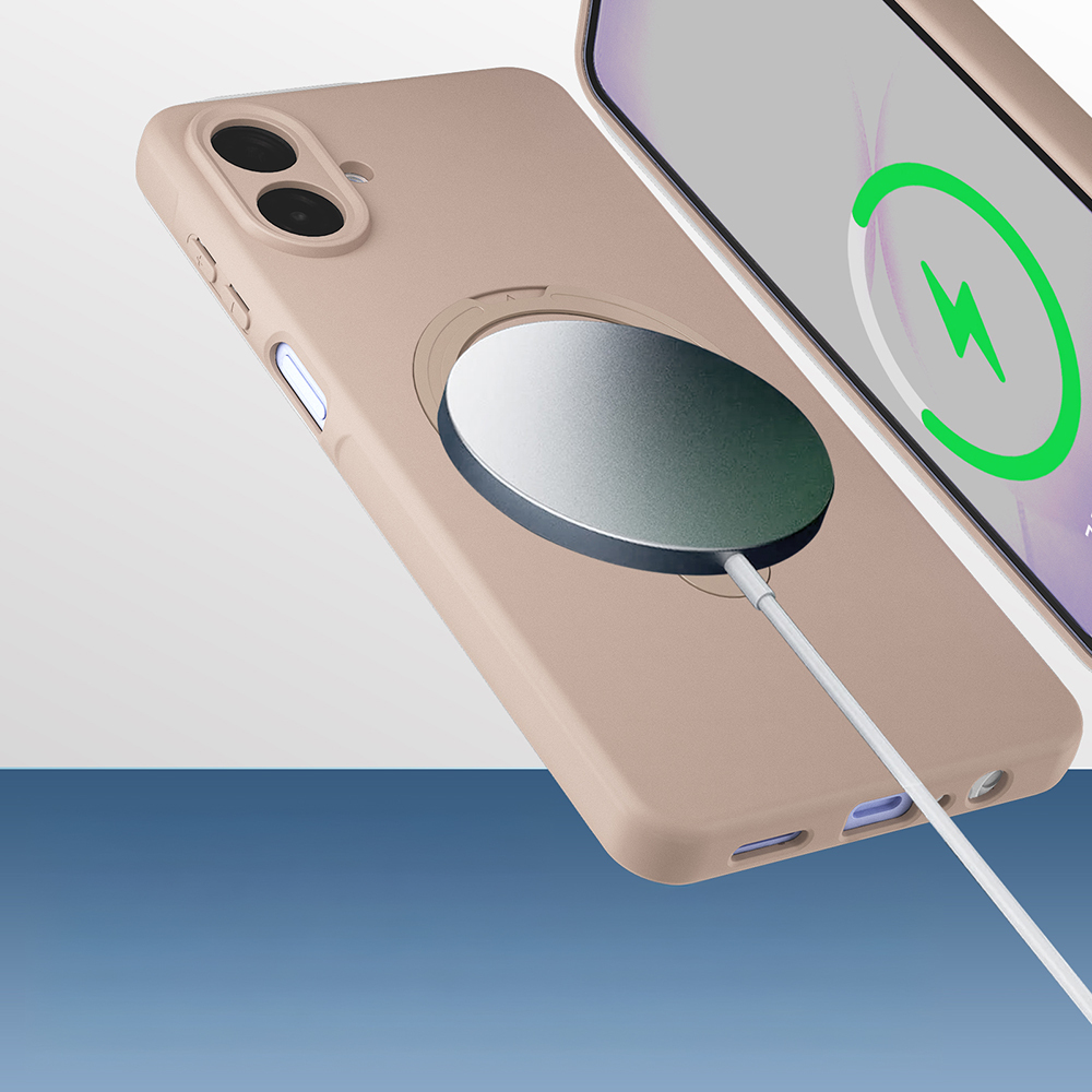 Galaxy Uyumlu A07 Kılıf M-safe Şarj Özellikli Standlı Zore Samara Kapak