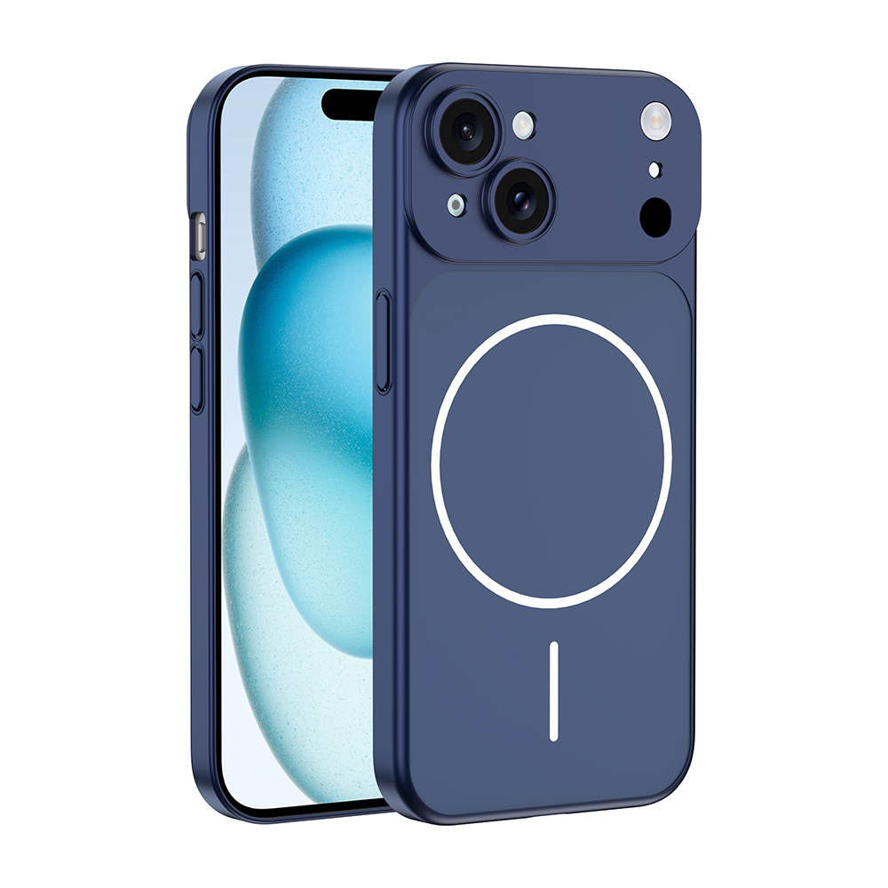 iPhone Uyumlu 14 Kılıf Zore M-Safe Şarj Özellikli Kamera Korumalı Spark Kapak