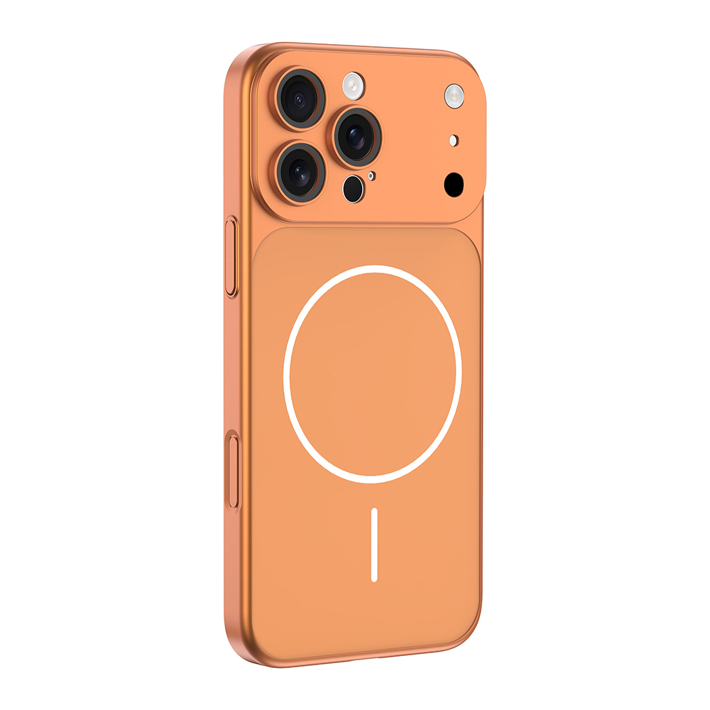 iPhone Uyumlu 15 Pro Max Kılıf Zore M-Safe Şarj Özellikli Kamera Korumalı Spark Kapak