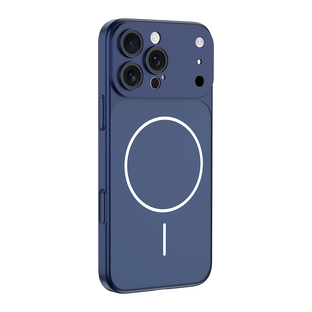 iPhone Uyumlu 15 Pro Max Kılıf Zore M-Safe Şarj Özellikli Kamera Korumalı Spark Kapak