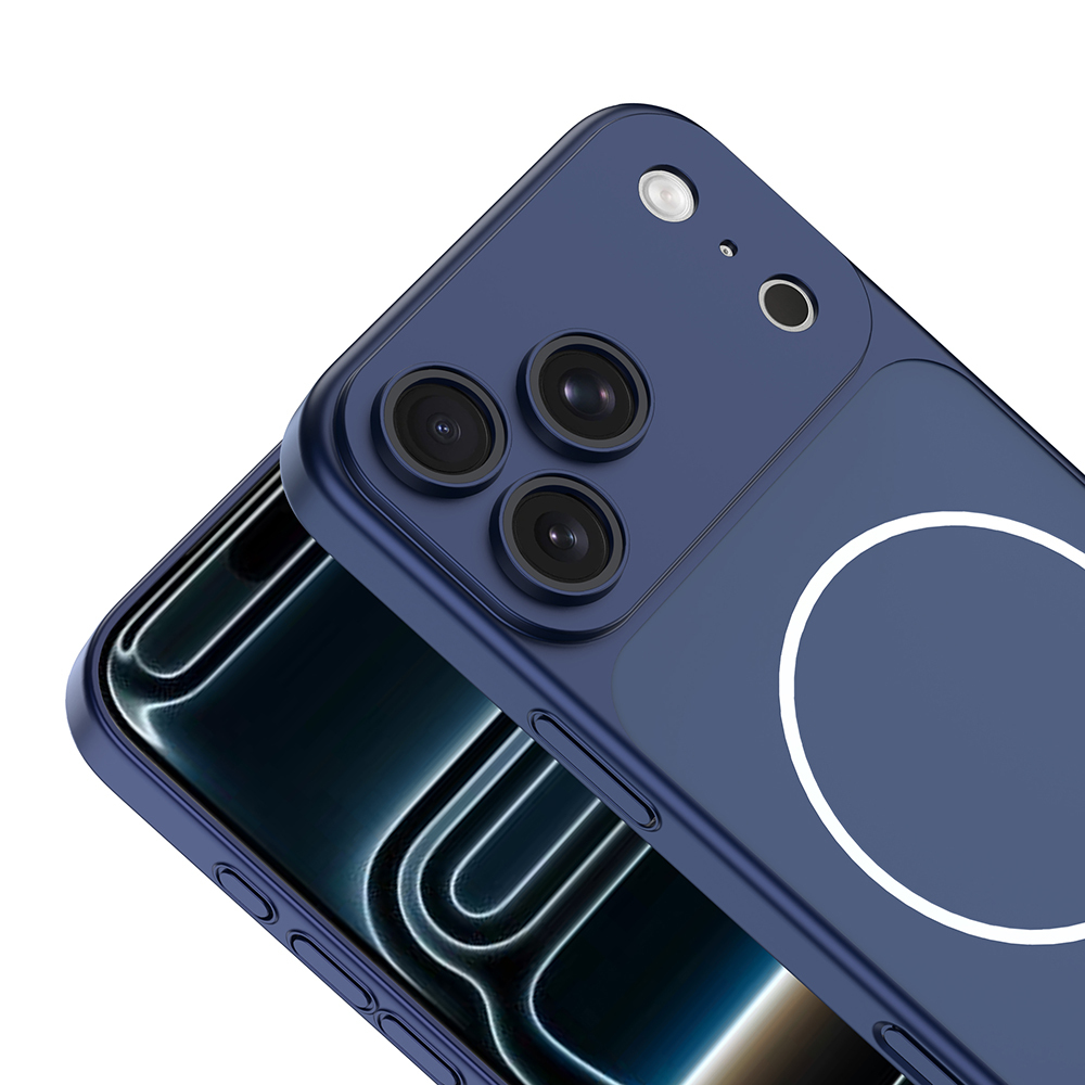 iPhone Uyumlu 17 Pro Max Kılıf Zore M-Safe Şarj Özellikli Kamera Korumalı Spark Kapak