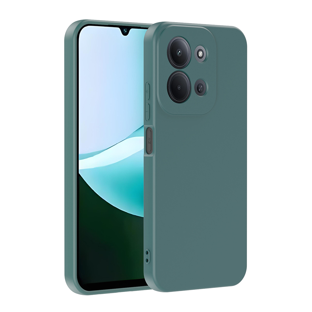Xiaomi Uyumlu  Redmi 15C Kılıf Zore Mara Lansman Kapak-Koyu yeşil
