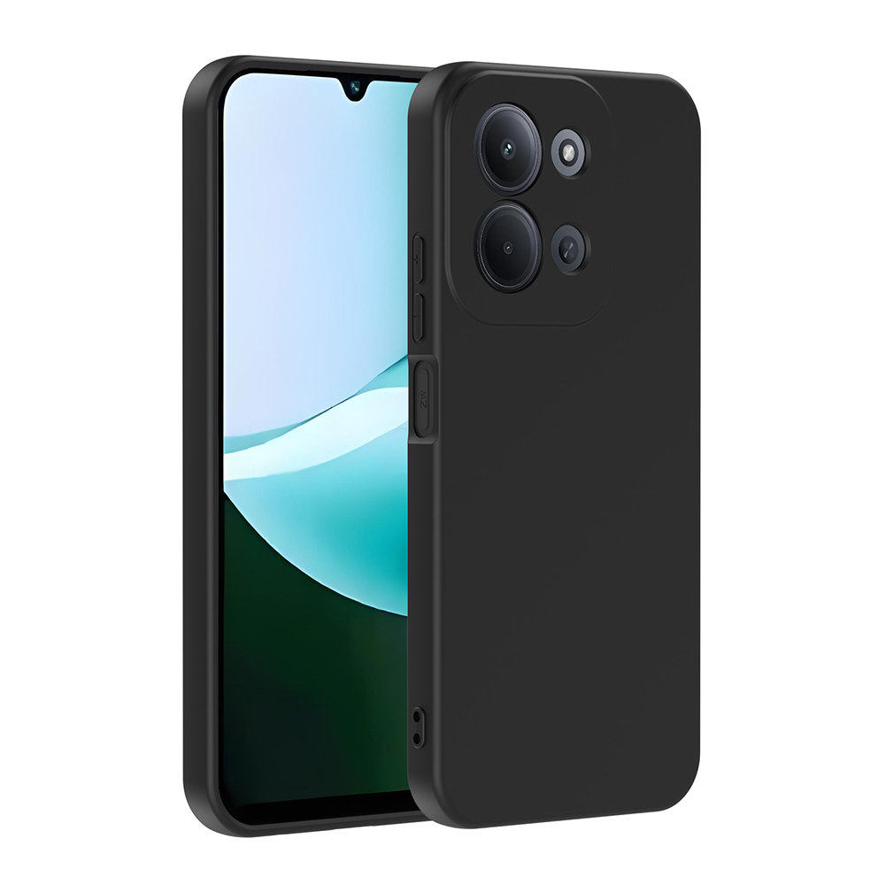 Xiaomi Uyumlu  Redmi 15C Kılıf Zore Mara Lansman Kapak-Siyah