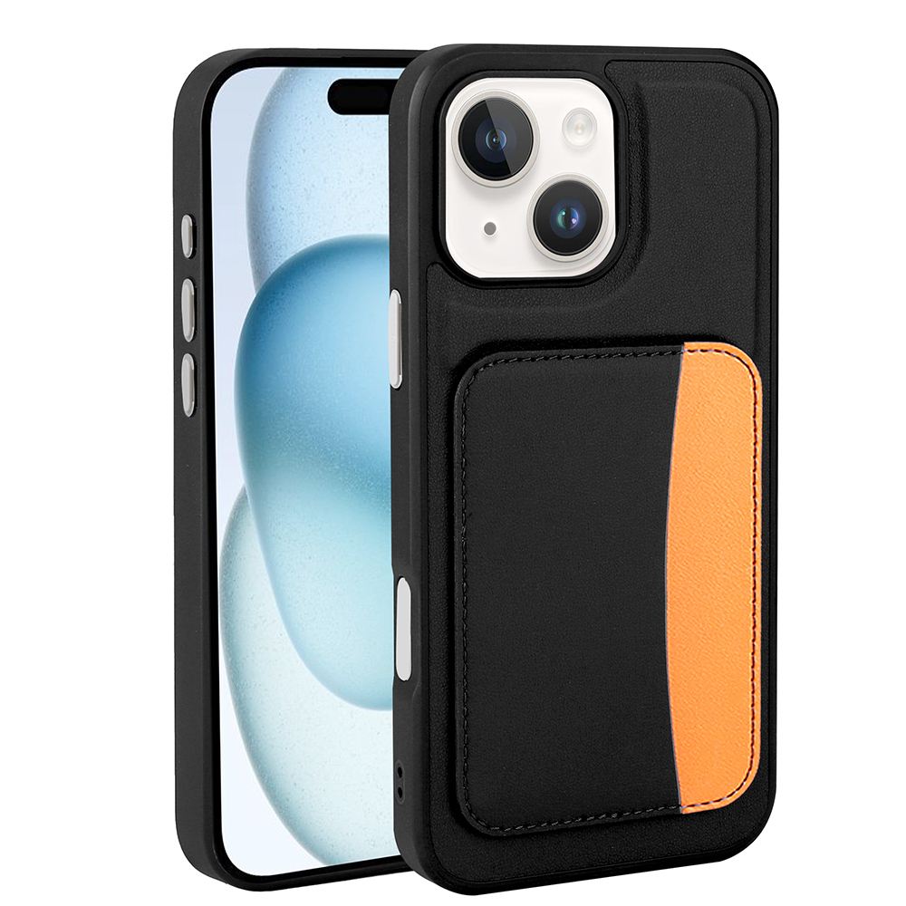 iPhone Uyumlu 13 Kılıf Kartlıklı Zore X-Kart Silikon Kapak