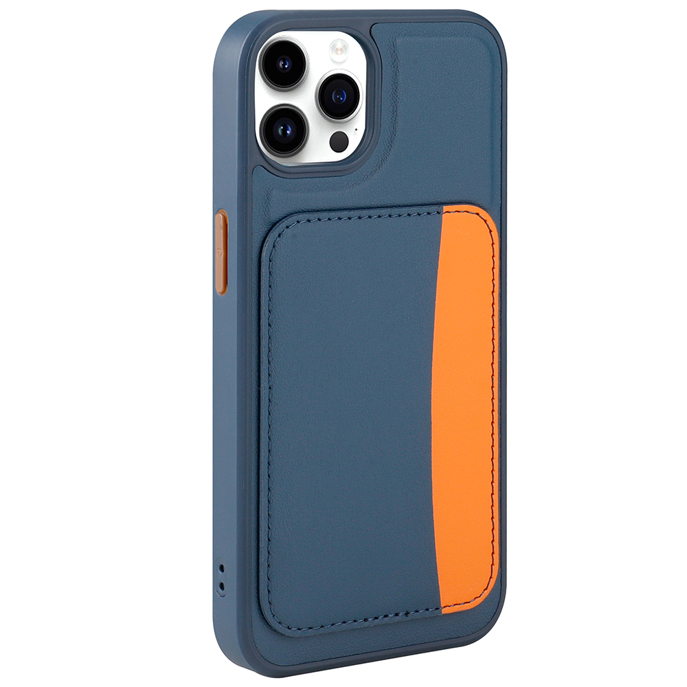 iPhone Uyumlu 14 Pro Max Kılıf Kartlıklı Zore X-Kart Silikon Kapak