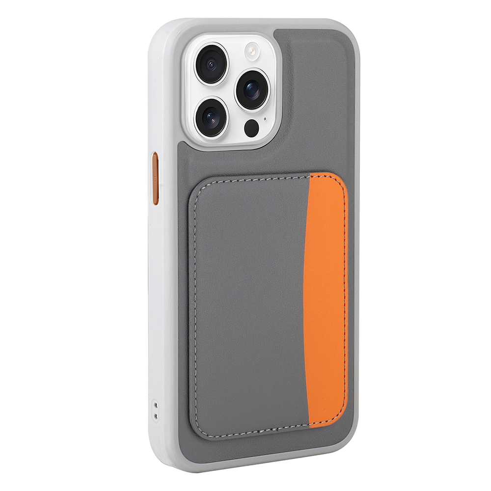 iPhone Uyumlu 16 Pro Kılıf Kartlıklı Zore X-Kart Silikon Kapak