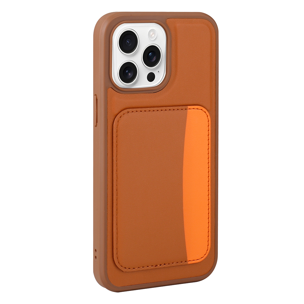 iPhone Uyumlu 16 Pro Kılıf Kartlıklı Zore X-Kart Silikon Kapak
