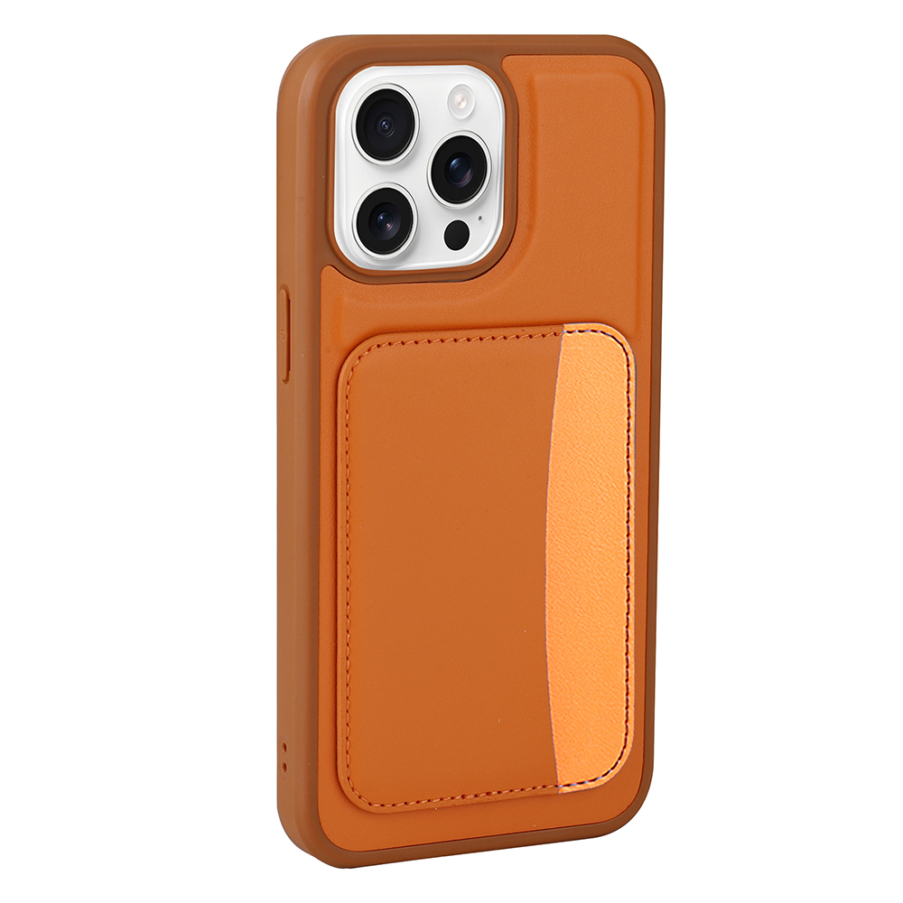 iPhone Uyumlu 16 Pro Kılıf Kartlıklı Zore X-Kart Silikon Kapak