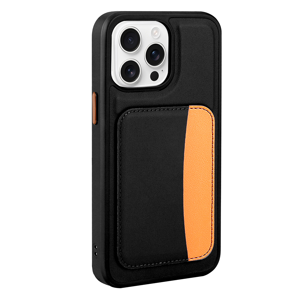 iPhone Uyumlu 16 Pro Max Kılıf Kartlıklı Zore X-Kart Silikon Kapak