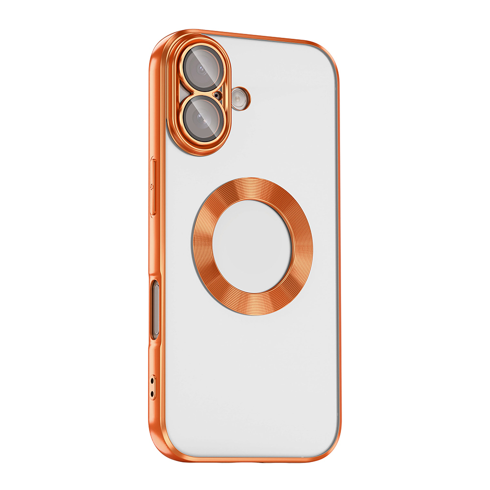 iPhone Uyumlu 17 Kılıf Kamera Korumalı Logo Gösteren Zore Omega Kapak