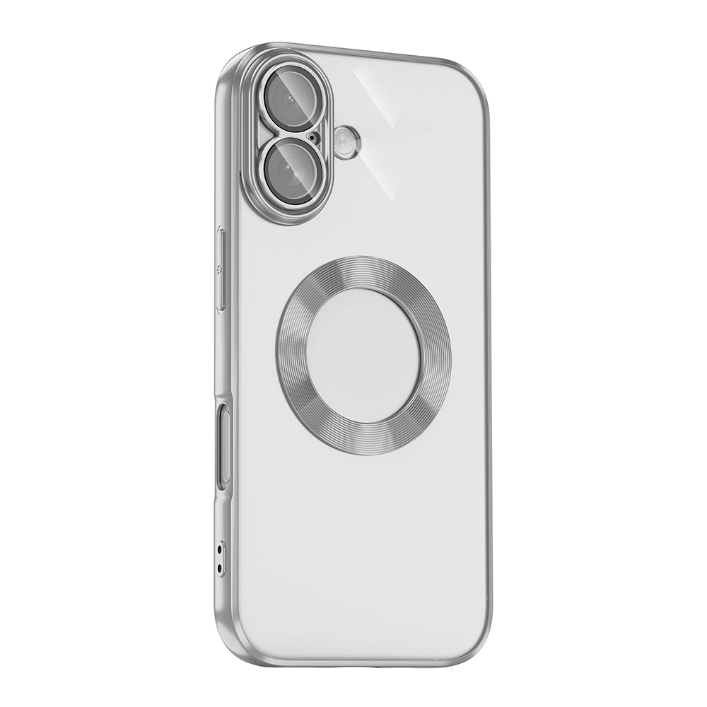 iPhone Uyumlu 17 Kılıf Kamera Korumalı Logo Gösteren Zore Omega Kapak