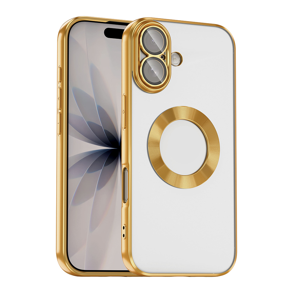 iPhone Uyumlu 17 Kılıf Kamera Korumalı Logo Gösteren Zore Omega Kapak