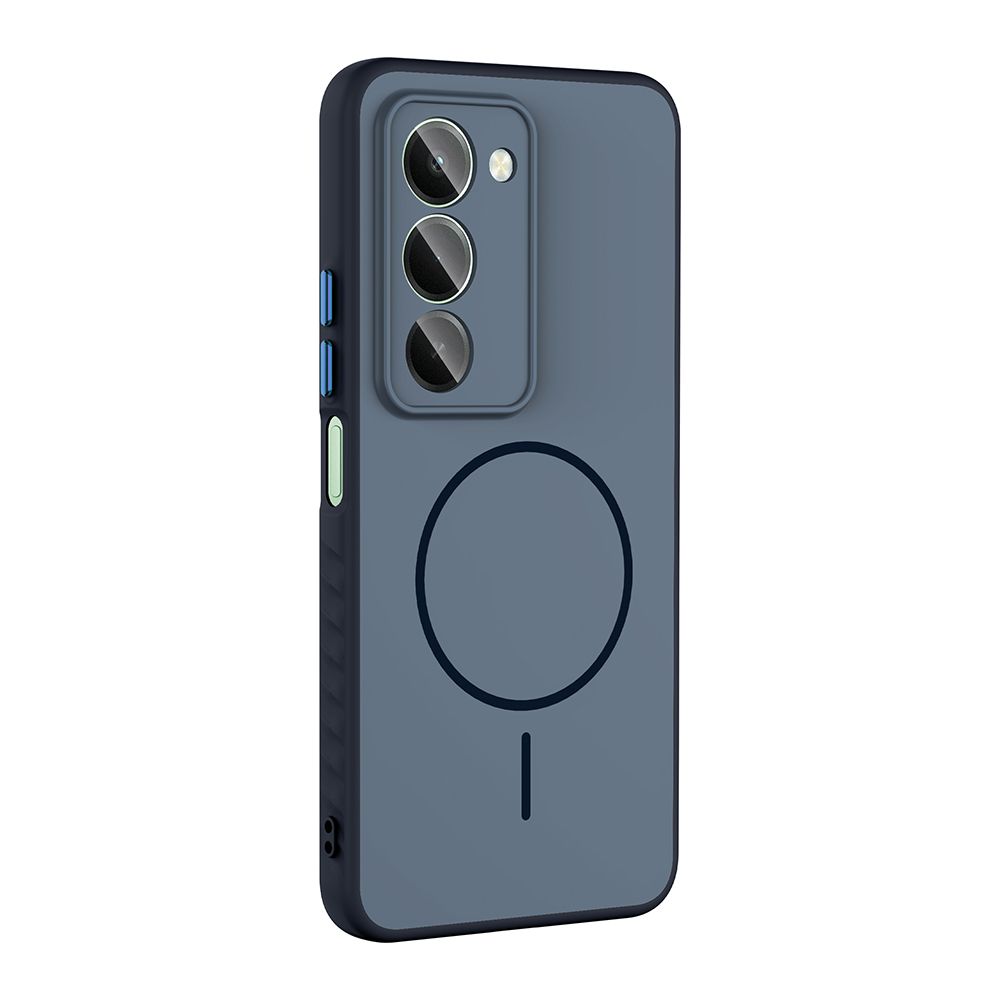 Xiaomi Uyumlu  Redmi 15 Kılıf M-safe Şarj Özellikli Zore Tea Kapak