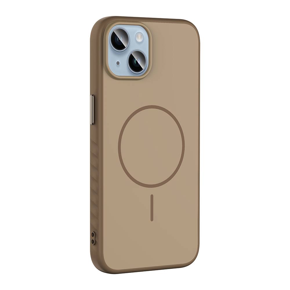 iPhone Uyumlu 14 Kılıf M-safe Şarj Özellikli Zore Tea Kapak