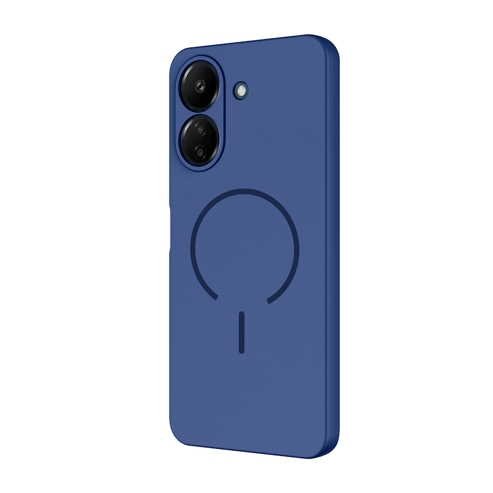 Xiaomi Uyumlu  Redmi 13C Kılıf M-safe Şarj Özellikli Zore Meta Kapak