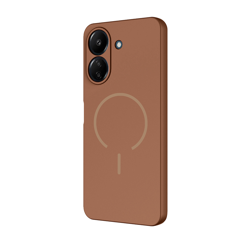Xiaomi Uyumlu  Redmi 13C Kılıf M-safe Şarj Özellikli Zore Meta Kapak
