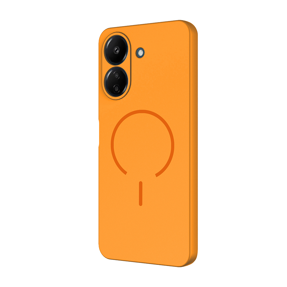 Xiaomi Uyumlu  Redmi 13C Kılıf M-safe Şarj Özellikli Zore Meta Kapak