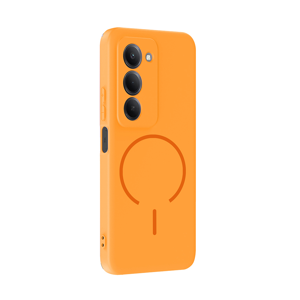 Xiaomi Uyumlu  Redmi 15 Kılıf M-safe Şarj Özellikli Zore Meta Kapak