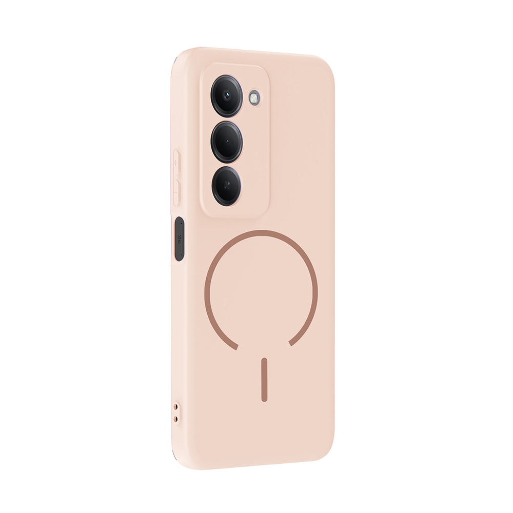 Xiaomi Uyumlu  Redmi 15 Kılıf M-safe Şarj Özellikli Zore Meta Kapak