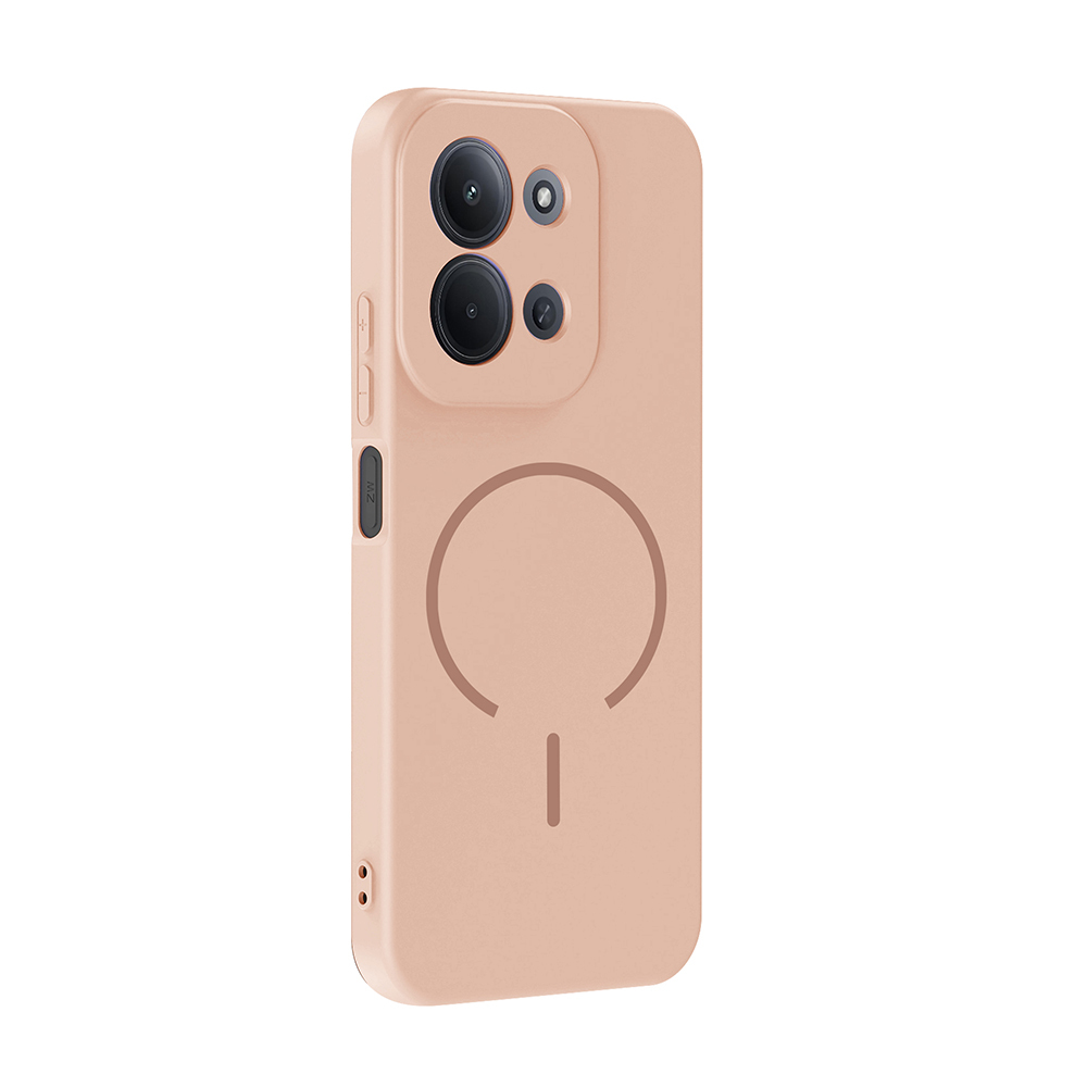 Xiaomi Uyumlu  Redmi 15C Kılıf M-safe Şarj Özellikli Zore Meta Kapak