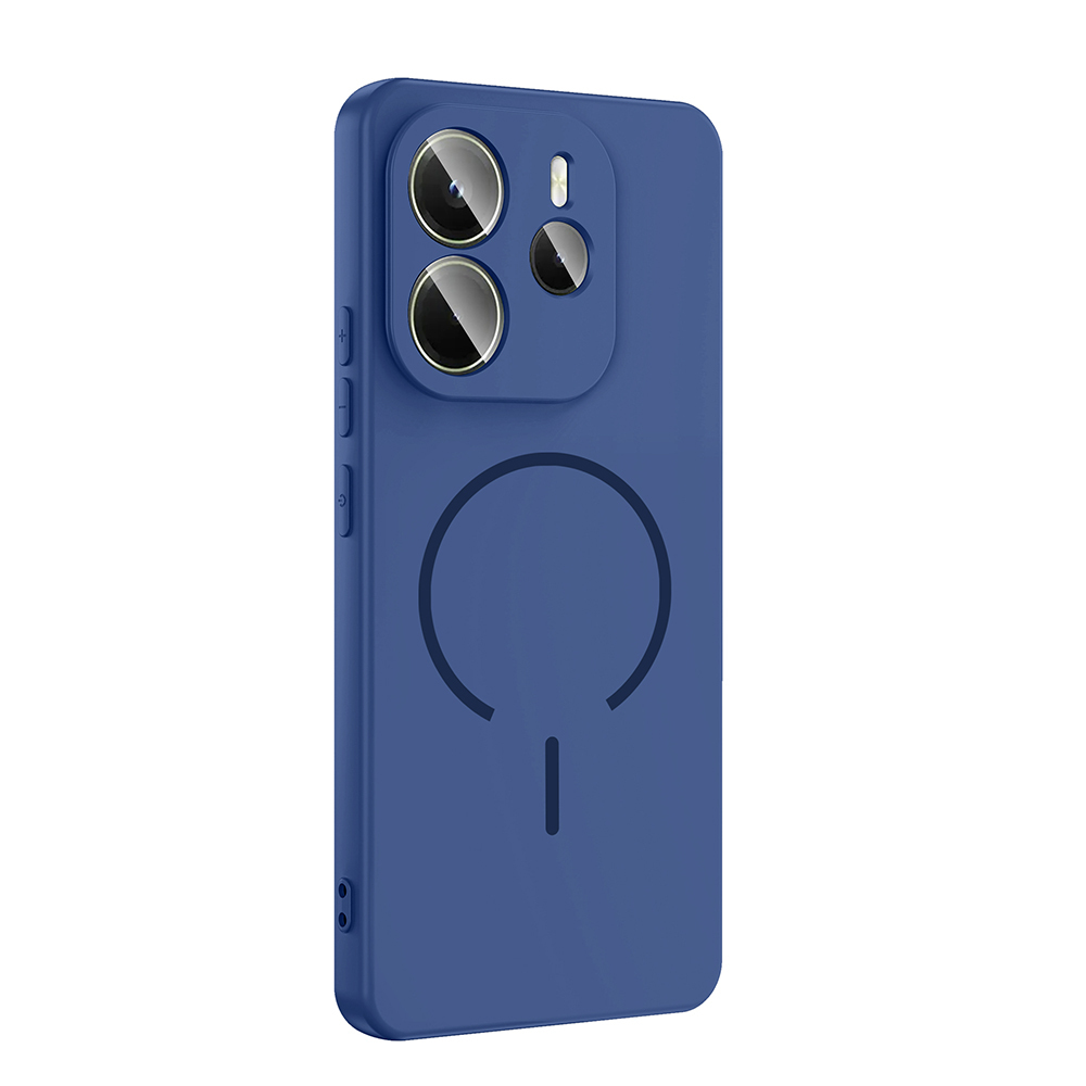 Xiaomi Uyumlu  Redmi Note 14 4G Kılıf M-safe Şarj Özellikli Zore Meta Kapak