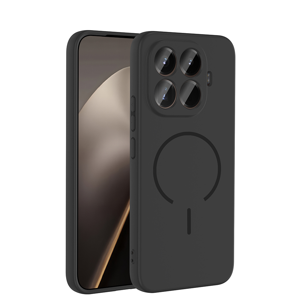 Xiaomi Uyumlu  15T Pro Kılıf M-safe Şarj Özellikli Zore Meta Kapak