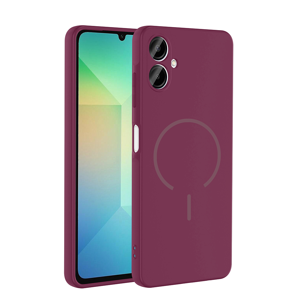 Galaxy Uyumlu A06 Kılıf M-safe Şarj Özellikli Zore Meta Kapak
