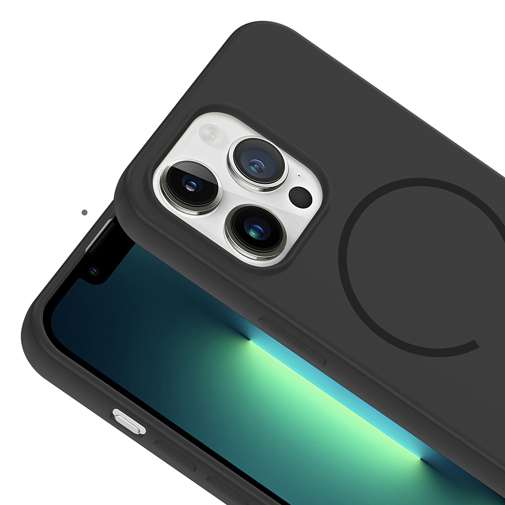 iPhone Uyumlu 13 Pro Max Kılıf M-safe Şarj Özellikli Zore Meta Kapak