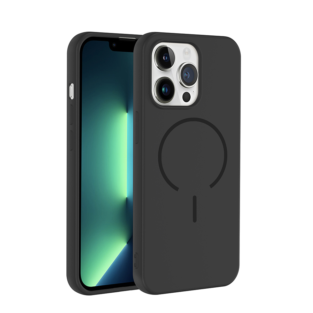 iPhone Uyumlu 13 Pro Max Kılıf M-safe Şarj Özellikli Zore Meta Kapak