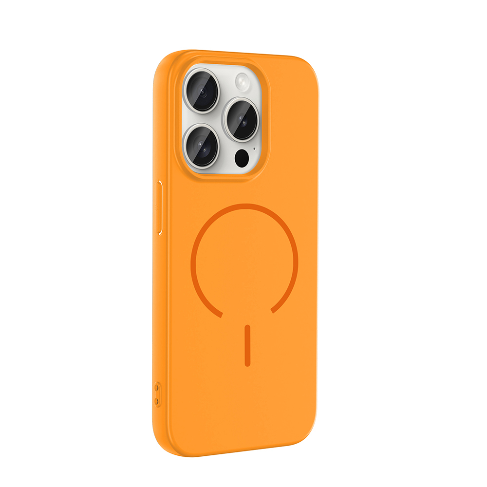 iPhone Uyumlu 15 Pro Max Kılıf M-safe Şarj Özellikli Zore Meta Kapak