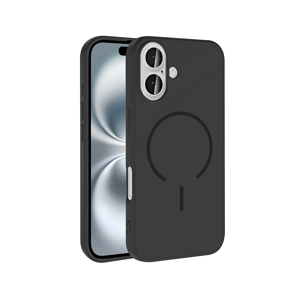 iPhone Uyumlu 16 Kılıf M-safe Şarj Özellikli Zore Meta Kapak