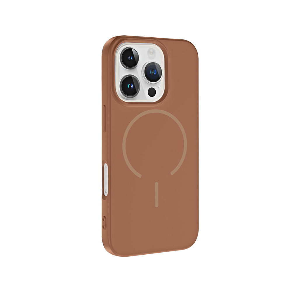 iPhone Uyumlu 16 Pro Max Kılıf M-safe Şarj Özellikli Zore Meta Kapak