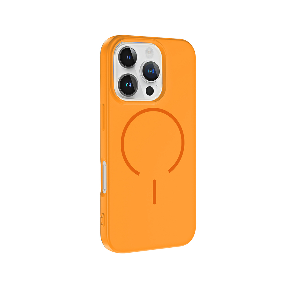 iPhone Uyumlu 16 Pro Max Kılıf M-safe Şarj Özellikli Zore Meta Kapak