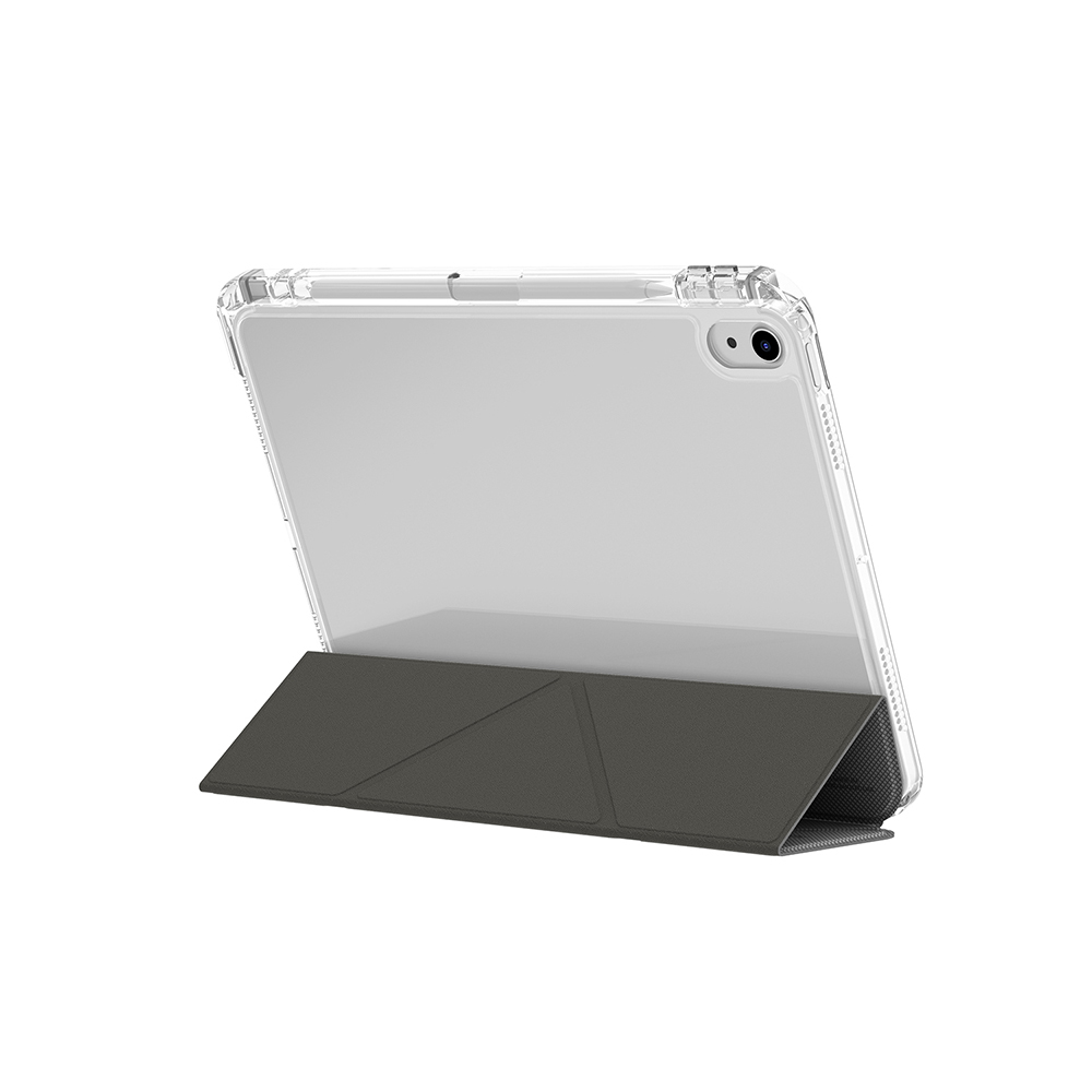 iPad Uyumlu 11.Nesil 2025 Kılıf Skinarma Kalemlikli Arkası Şeffaf Standlı Magnetik Zeta Kılıf