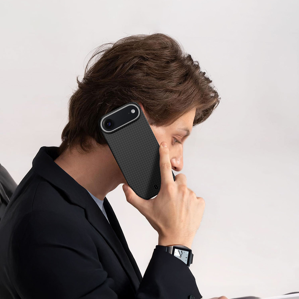 iPhone Uyumlu 17 Air Kılıf M-safe Şarj Özellikli Wiwu DCC-208 Aramid Armor Kapak