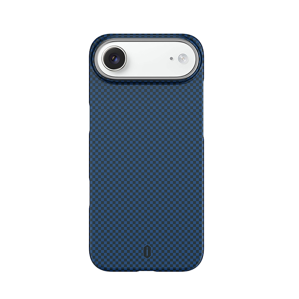 iPhone Uyumlu 17 Air Kılıf M-safe Şarj Özellikli Wiwu DCC-208 Aramid Armor Kapak-Mavi