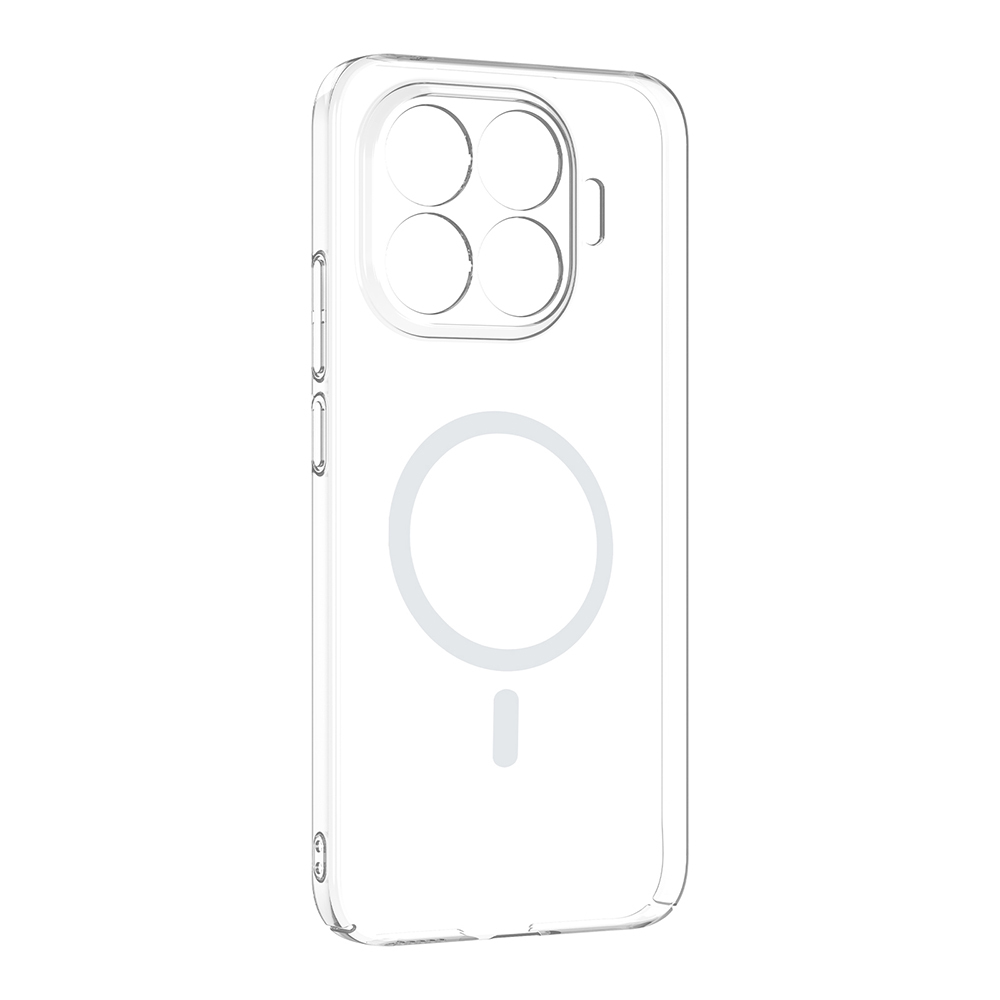 Xiaomi Uyumlu 15T Pro Kamera Korumalı M-Safe Şarj Özellikli Şeffaf Zore London Sert PC Kapak