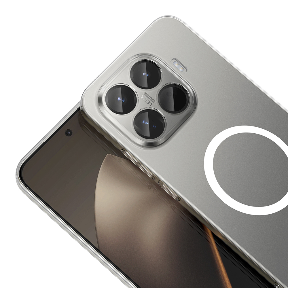 Xiaomi Uyumlu 15T Pro Kamera Korumalı M-Safe Şarj Özellikli Şeffaf Zore London Sert PC Kapak