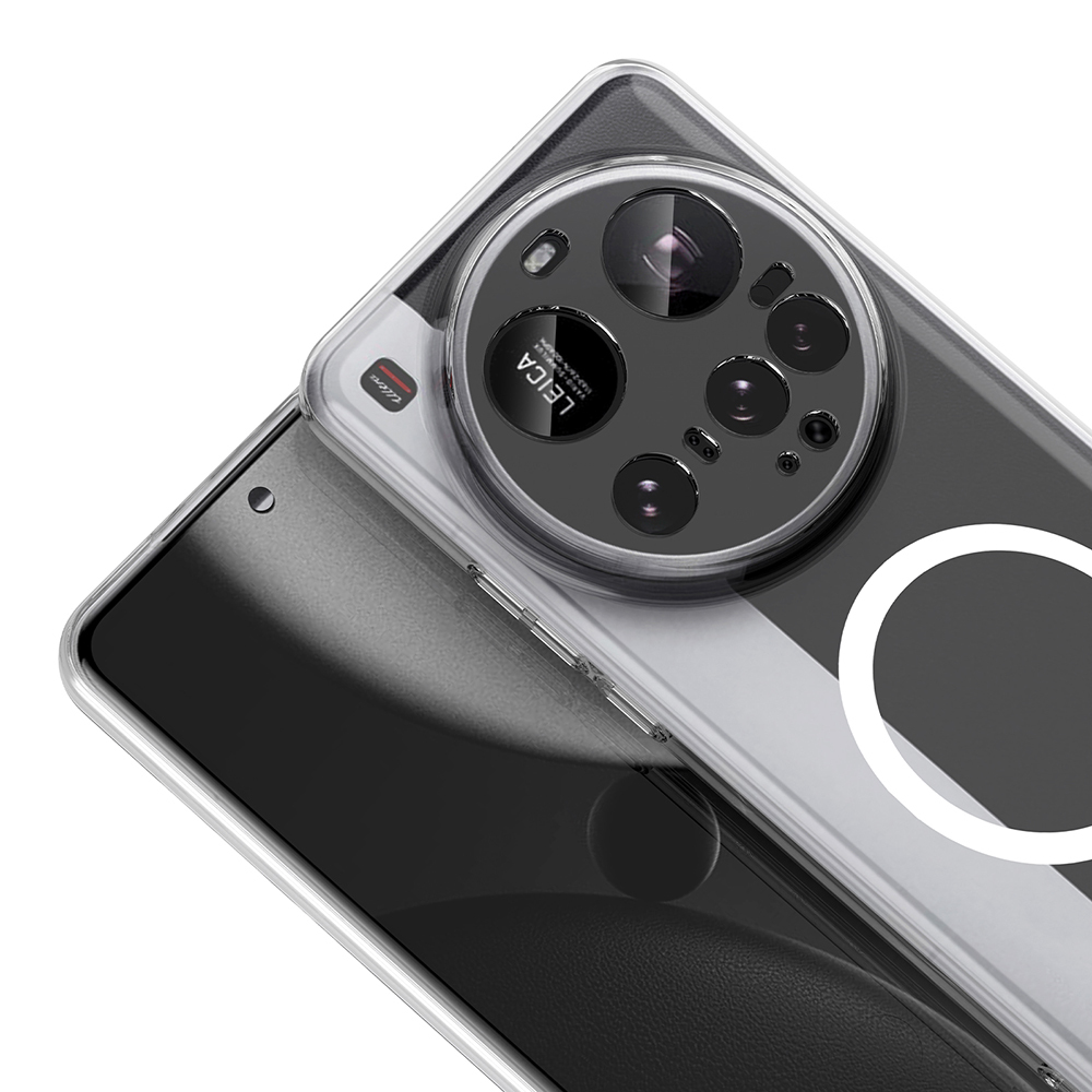 Xiaomi Uyumlu 15 Ultra Kamera Korumalı M-Safe Şarj Özellikli Şeffaf Zore London Sert PC Kapak