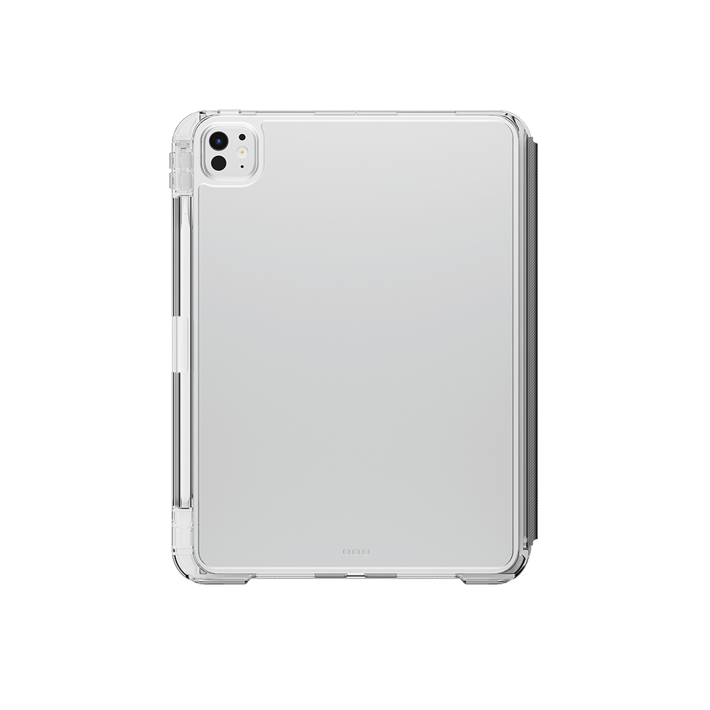 iPad Uyumlu Pro 11 2024 Kılıf Skinarma Kalemlikli Arkası Şeffaf Standlı Magnetik Zeta Kılıf