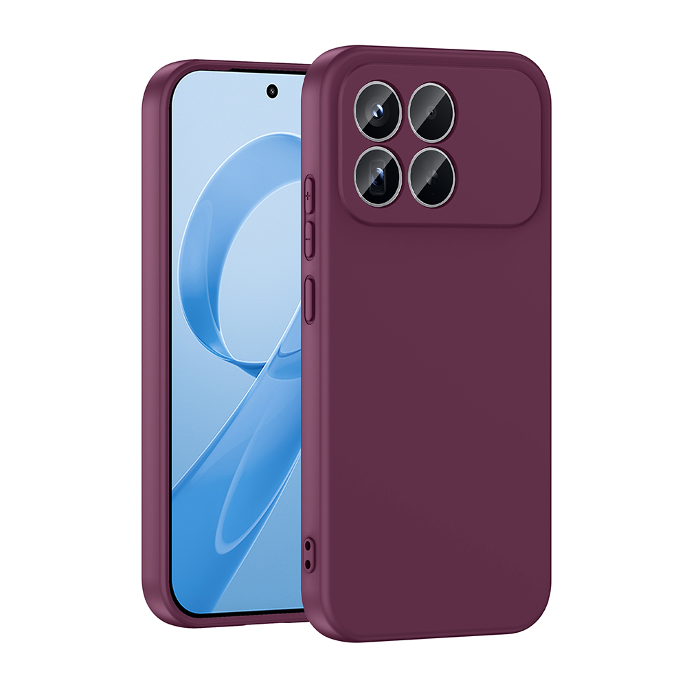 Xiaomi Uyumlu Poco F8 Pro Kılıf Zore Mara Lansman Kapak-Koyu mor