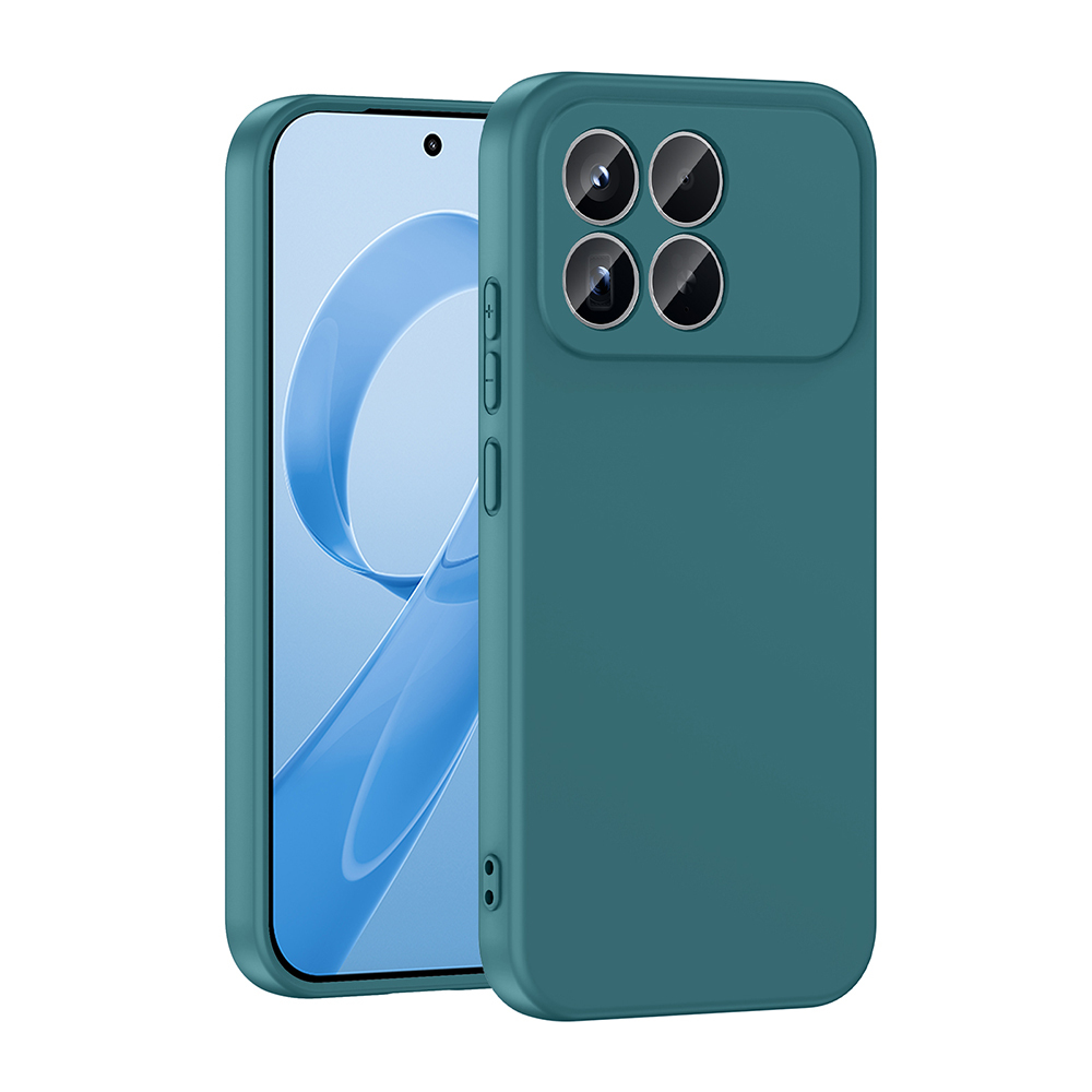Xiaomi Uyumlu Poco F8 Pro Kılıf Zore Mara Lansman Kapak-Koyu yeşil