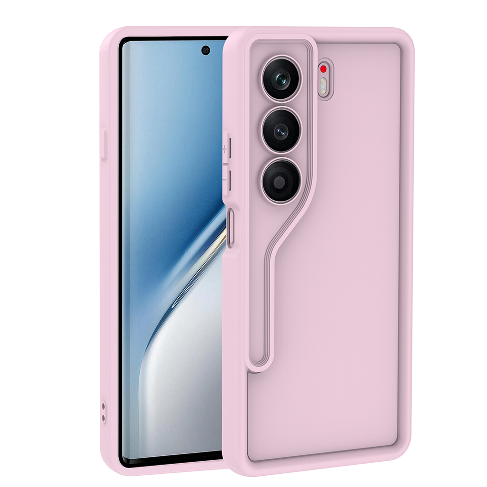 Tecno Camon 40 4G Kılıf Kamera Korumalı Zore Ananas Kapak-Pembe