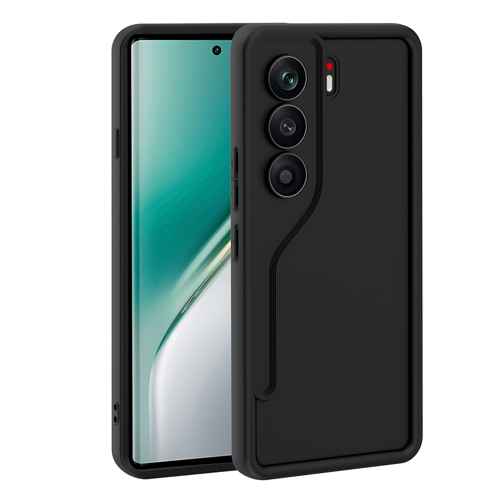 Tecno Camon 40 Pro Kılıf Kamera Korumalı Zore Ananas Kapak-Siyah
