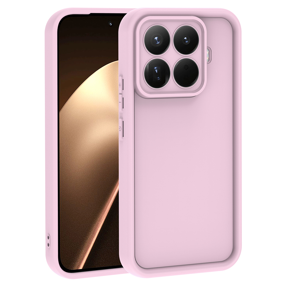 Xiaomi Uyumlu 15T Pro Kılıf Kamera Korumalı Zore Ananas Kapak-Pembe
