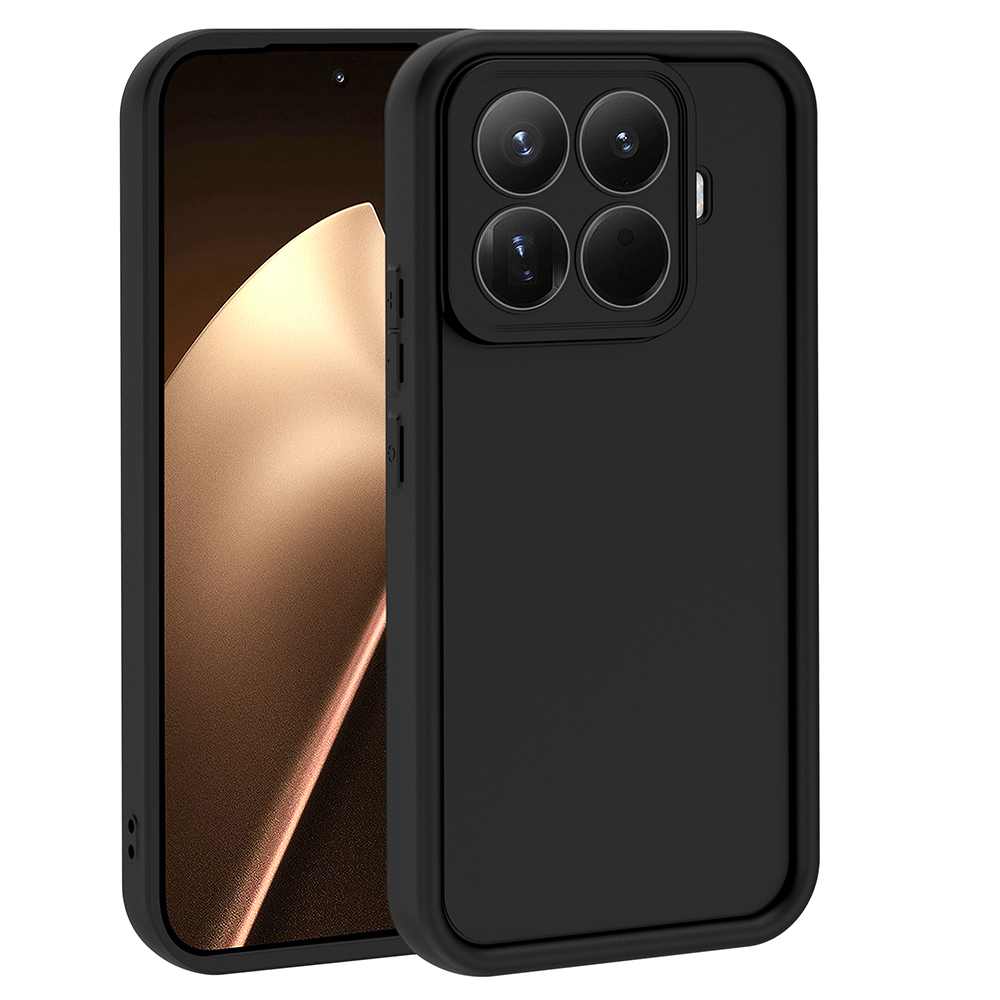 Xiaomi Uyumlu 15T Pro Kılıf Kamera Korumalı Zore Ananas Kapak-Siyah